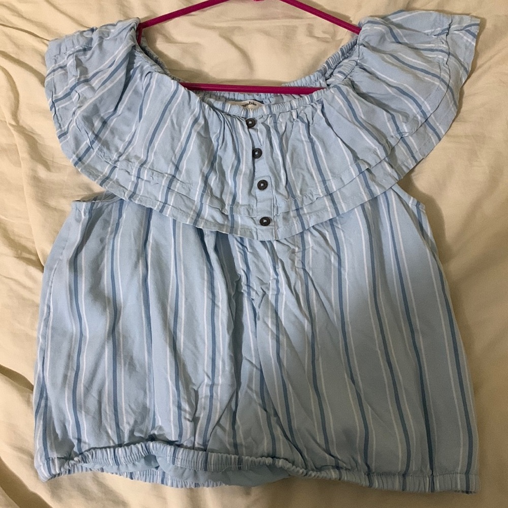 Blue Stripped Blouse (Abercombie)